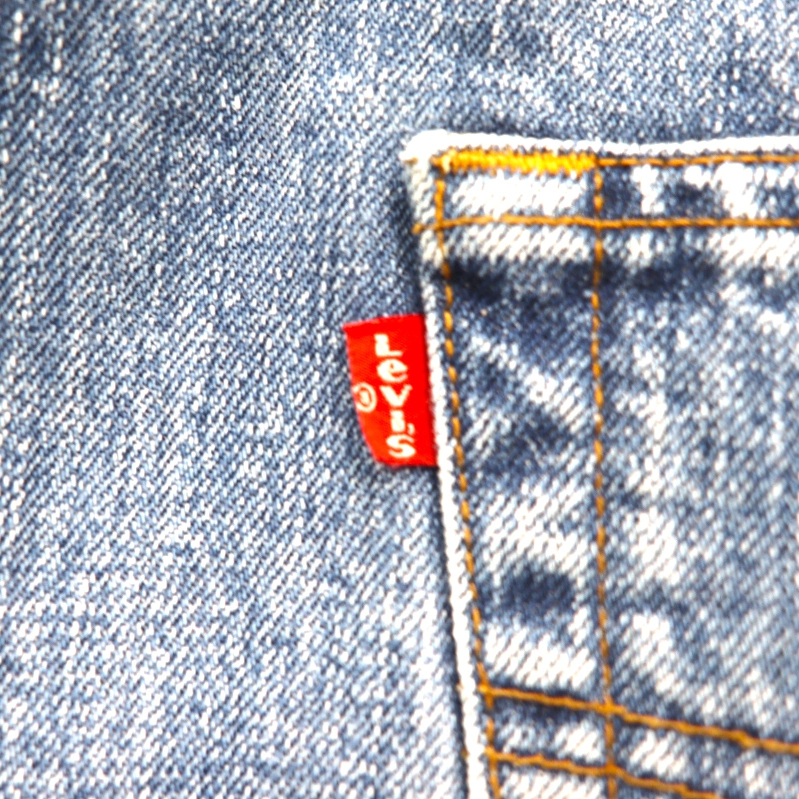Levi's Anni '90 USA 501 Jeans L Indigo Blu Chiusura a bottoni 5010114