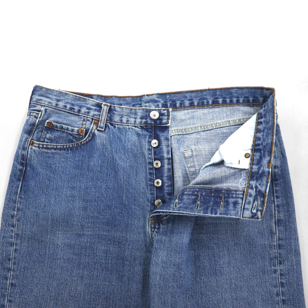 Levi's Anni '90 USA 501 Jeans L Indigo Blu Chiusura a bottoni 5010114