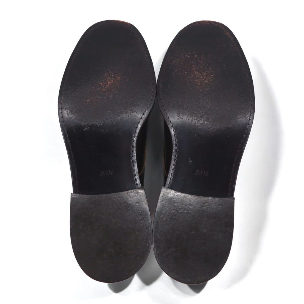 tricot COMME des GARCONS stivali chukka 23,5 cm marrone pelle made in Japan