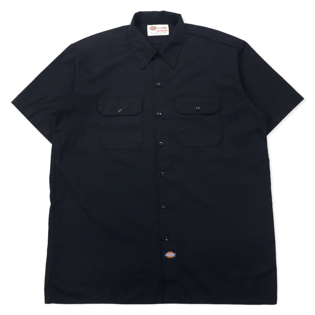 Dickies Camicia da lavoro a maniche corte XL Nera Poliestere Cotone Taglia grande