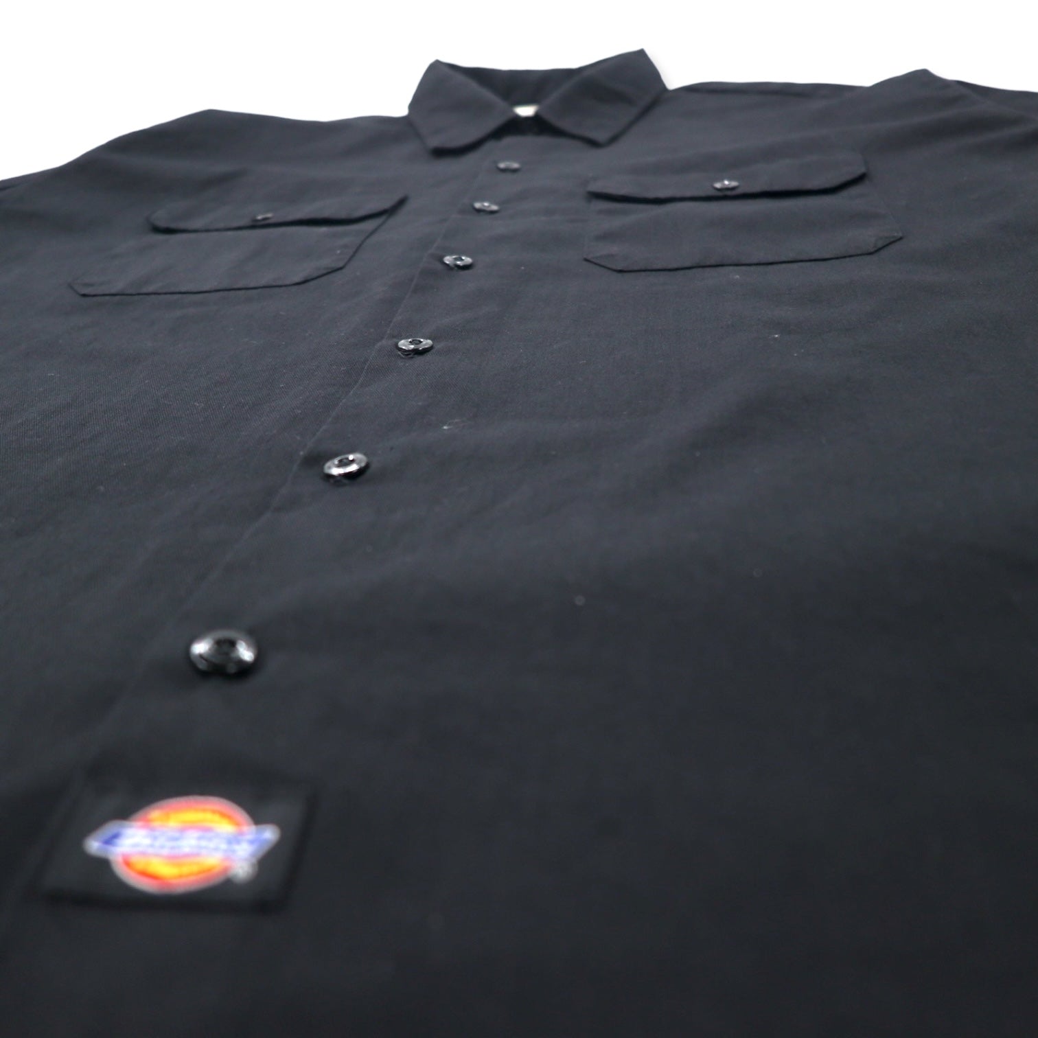 Dickies Camicia da lavoro a maniche corte XL Nera Poliestere Cotone Taglia grande