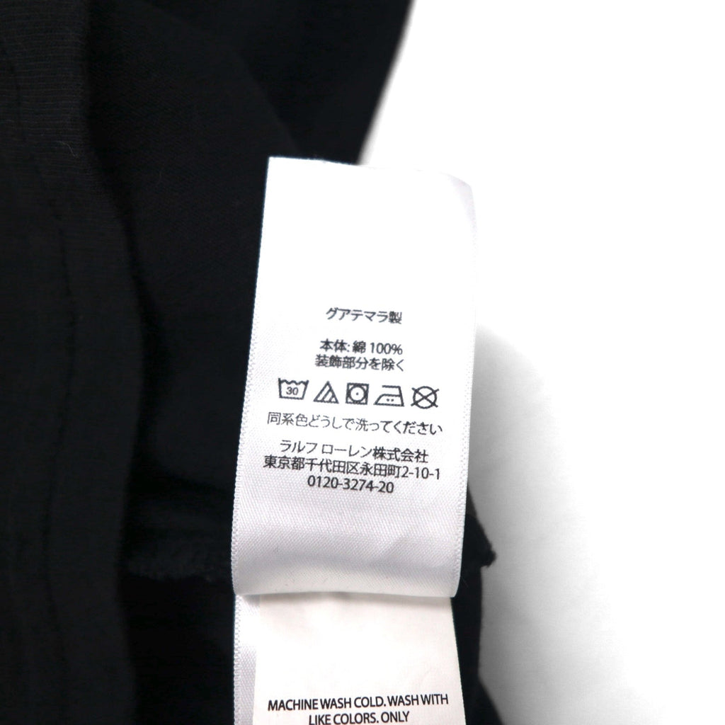 POLO RALPH LAUREN T-shirt con stampa Polo Bear, taglia L, colore nero, in cotone POLO BEAR