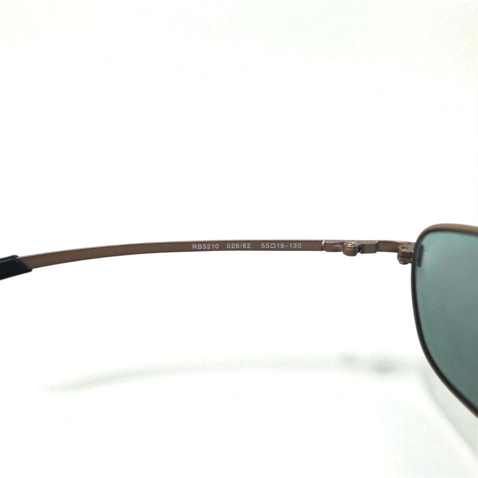 Ray-Ban Occhiali da sole rettangolari, montatura in metallo, oro, RB3210 026/82 55-18-130