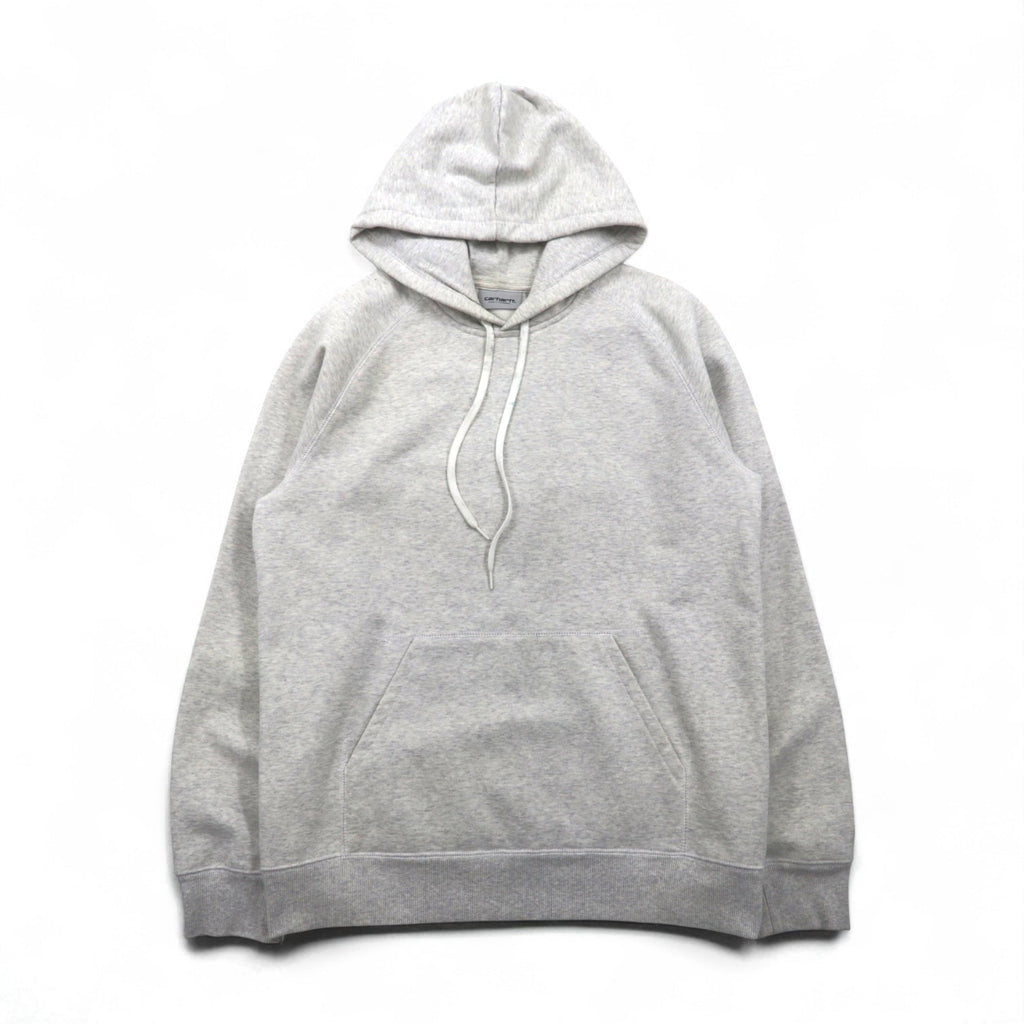 Carhartt WIP felpa con cappuccio pullover HOODED CHASE SWEATSHIRT L tinta unita tasche interno felpato I015897 Made in Bulgaria