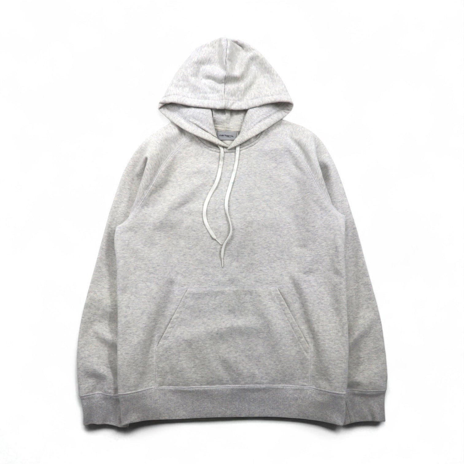Carhartt WIP felpa con cappuccio pullover HOODED CHASE SWEATSHIRT L tinta unita tasche interno felpato I015897 Made in Bulgaria