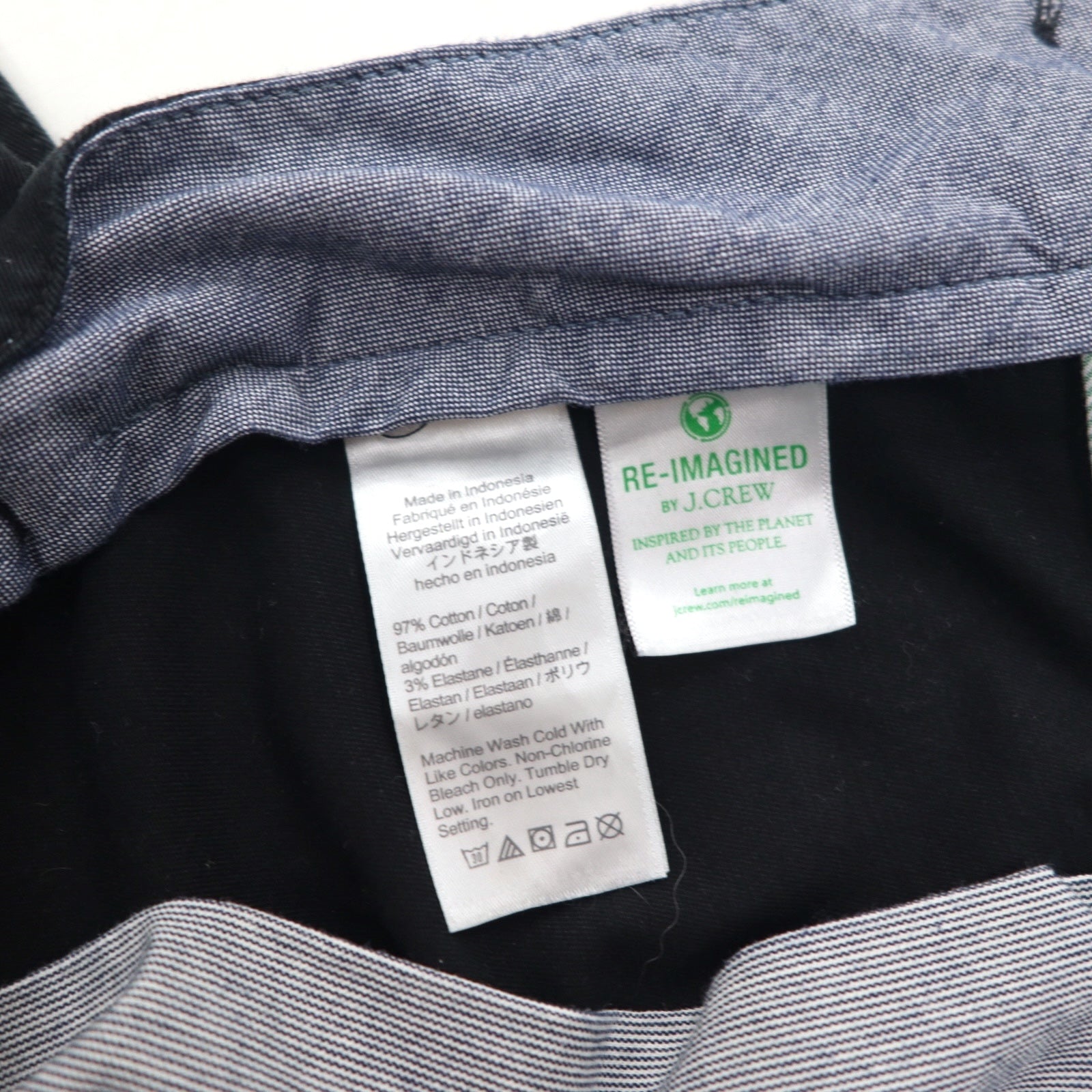 J.CREW Pantaloni skinny elasticizzati M neri cotone 250 SKINNY