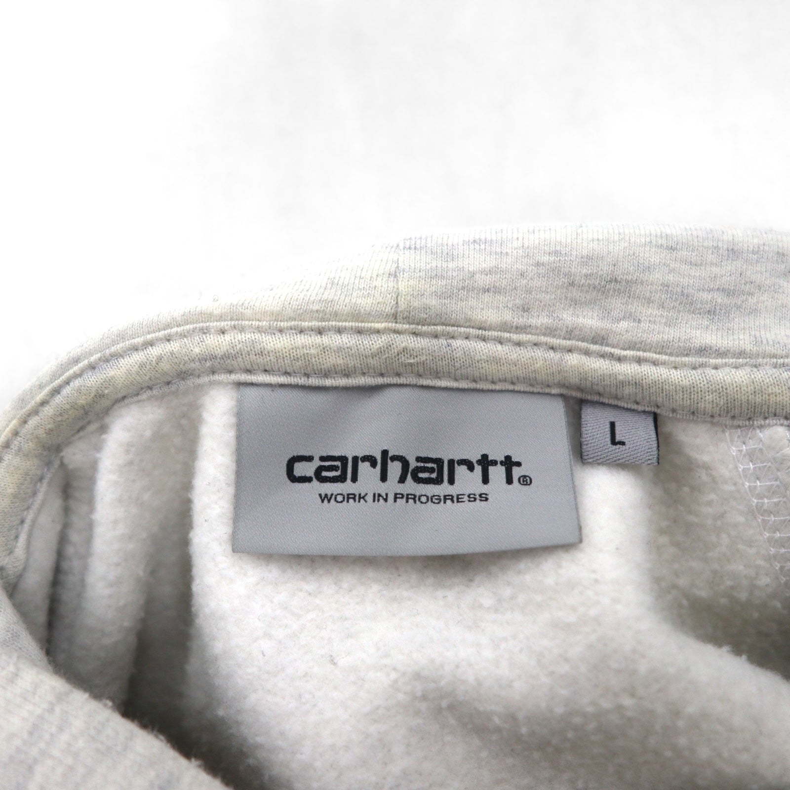 Carhartt WIP felpa con cappuccio pullover HOODED CHASE SWEATSHIRT L tinta unita tasche interno felpato I015897 Made in Bulgaria
