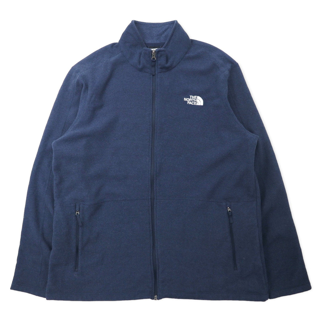 THE NORTH FACE Giacca in pile full zip XL blu navy poliestere con ricamo logo
