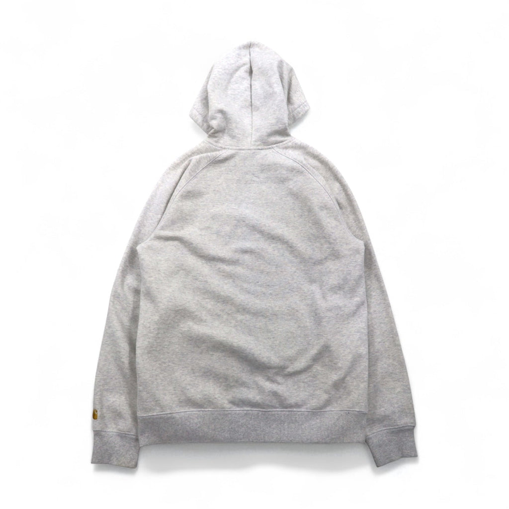 Carhartt WIP felpa con cappuccio pullover HOODED CHASE SWEATSHIRT L tinta unita tasche interno felpato I015897 Made in Bulgaria