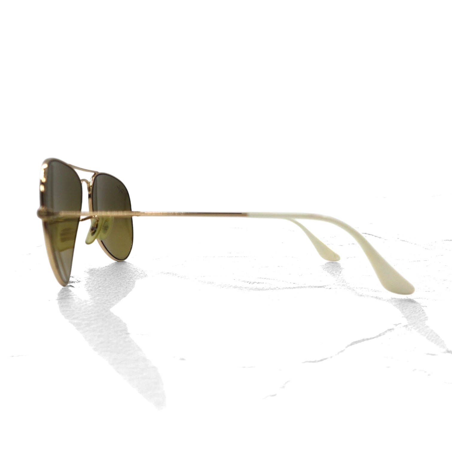Ray-Ban Aviator Made in Italy Occhiali da sole a goccia in metallo LARGE METAL 001/3K 58◻︎14 2N