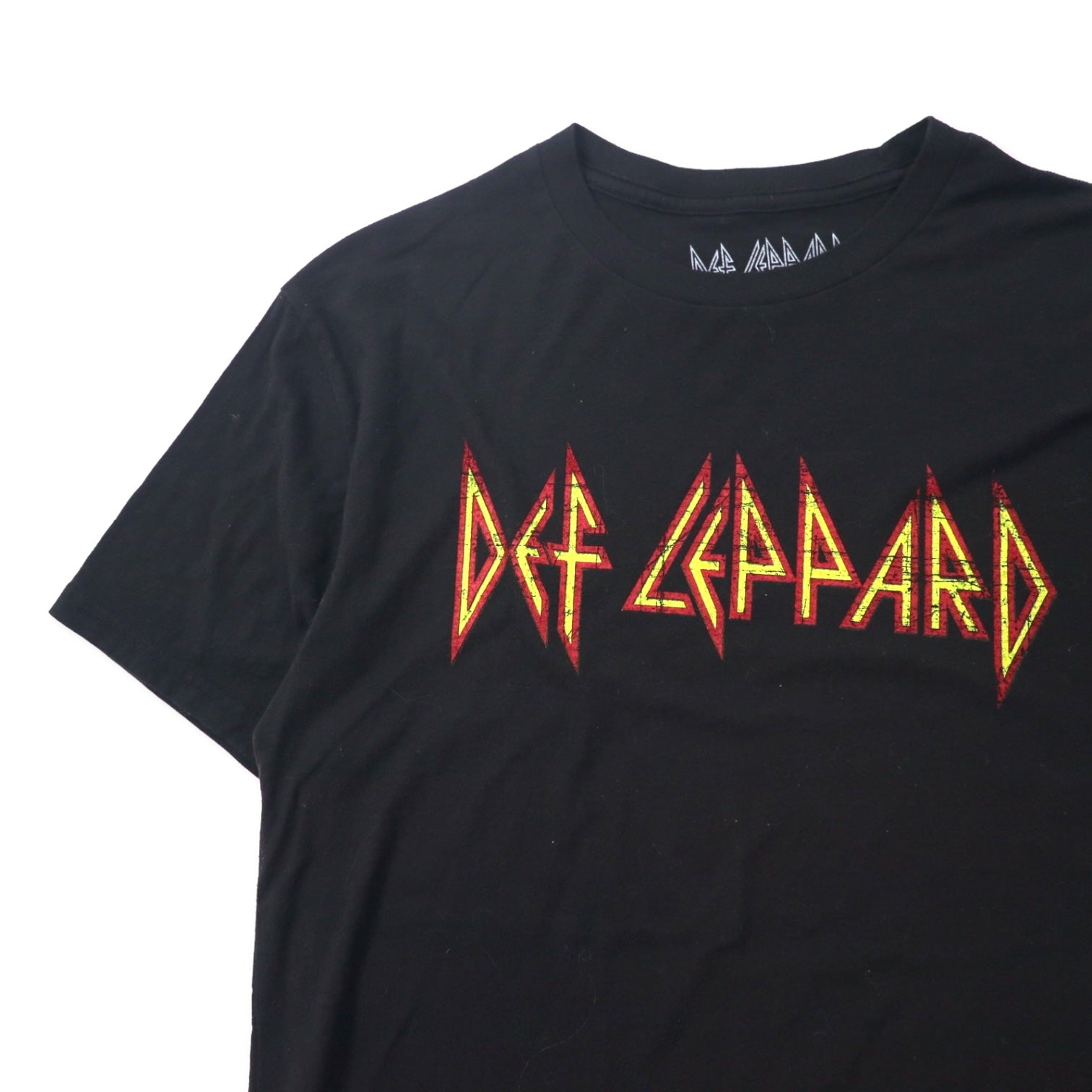 DEF LEPPARD Maglietta del gruppo Def Leppard taglia M nero cotone