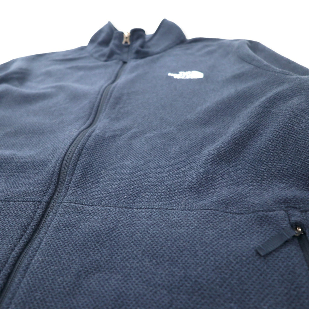 THE NORTH FACE Giacca in pile full zip XL blu navy poliestere con ricamo logo