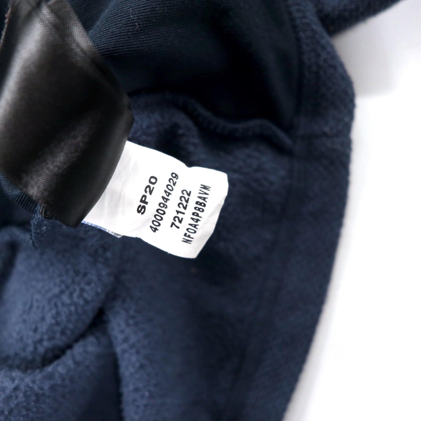 THE NORTH FACE Giacca in pile full zip XL blu navy poliestere con ricamo logo