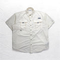 Columbia PFG Bahama II Maglia a Maniche Corte per Pesca M Bianco Nylon FM7047