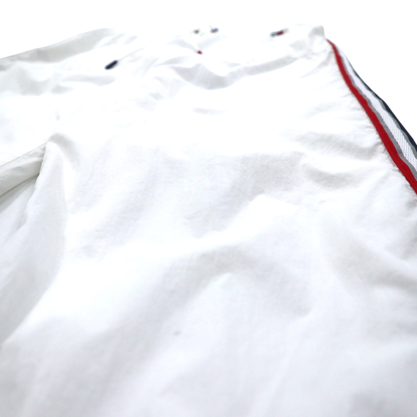 TOMMY HILFIGER SPORT Pantaloni da Tuta in Nylon, Taglia S, Bianchi con Strisce Laterali
