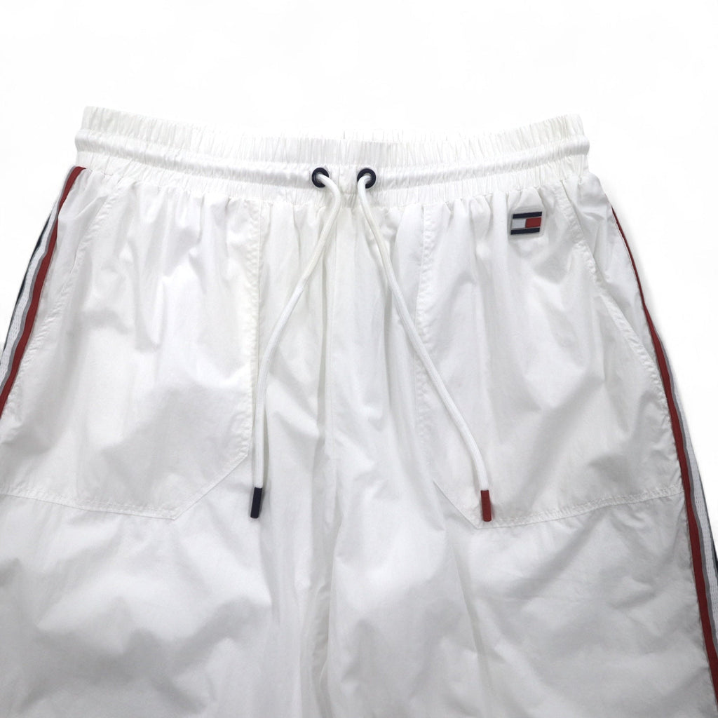 TOMMY HILFIGER SPORT ナイロン トラックパンツ ジャージ S ホワイト サイドライン