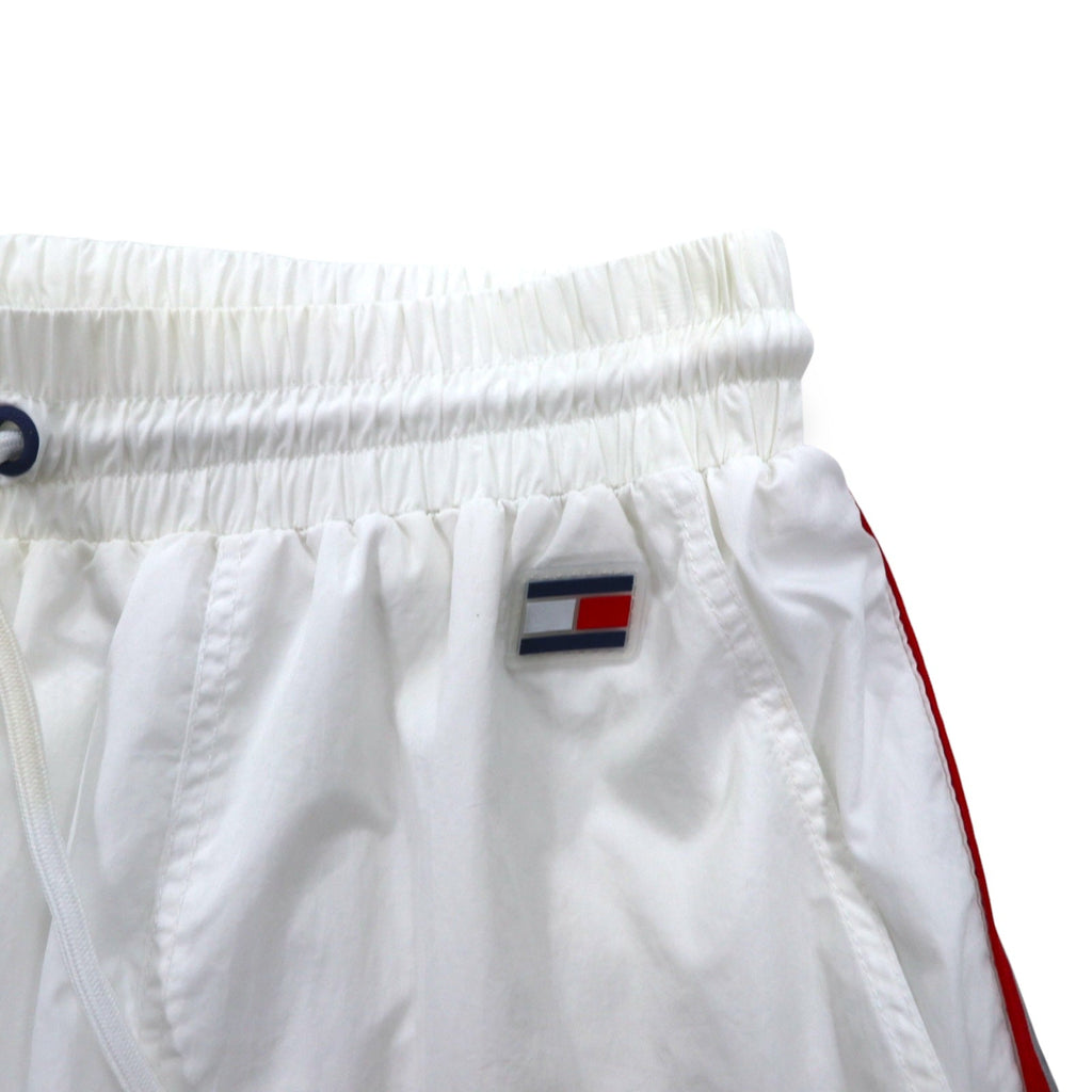 TOMMY HILFIGER SPORT ナイロン トラックパンツ ジャージ S ホワイト サイドライン