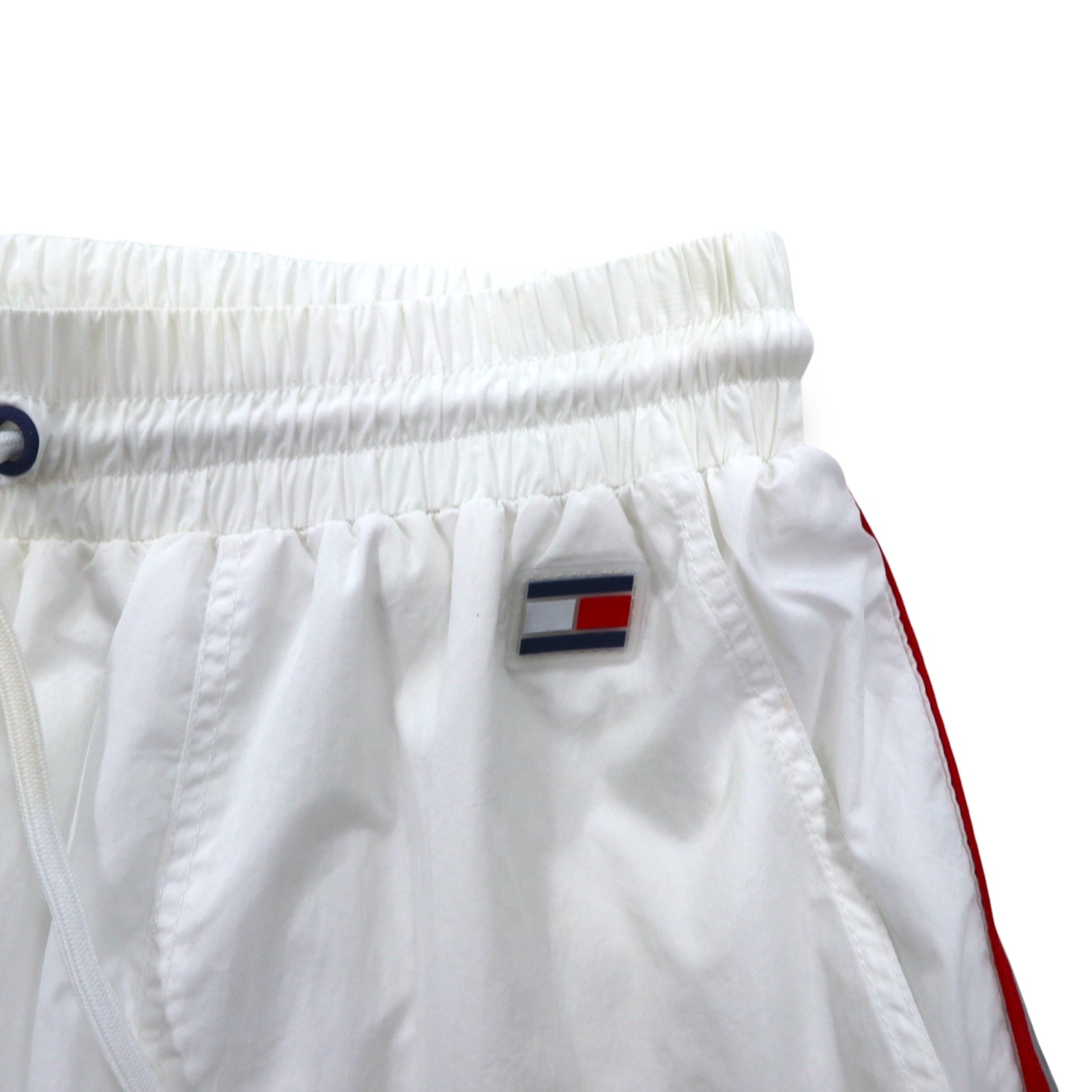 TOMMY HILFIGER SPORT ナイロン トラックパンツ ジャージ S ホワイト サイドライン