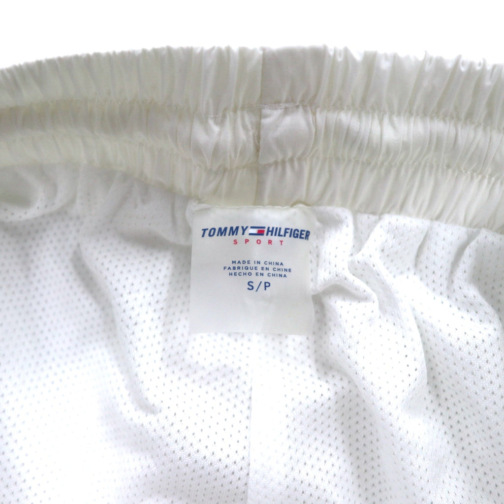 TOMMY HILFIGER SPORT ナイロン トラックパンツ ジャージ S ホワイト サイドライン
