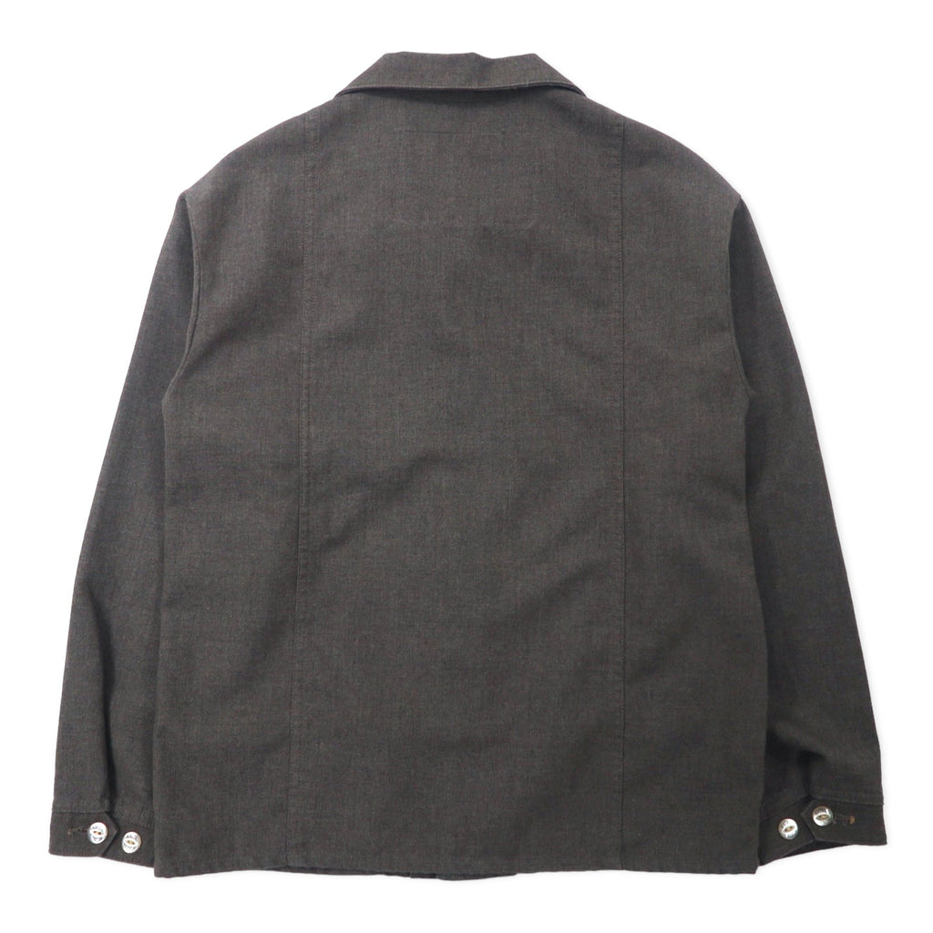 NATAL DESIGN ブライアンジャケット S グレー コットン ポリエステル ワイドシルエット BRIAN JACKET 日本製