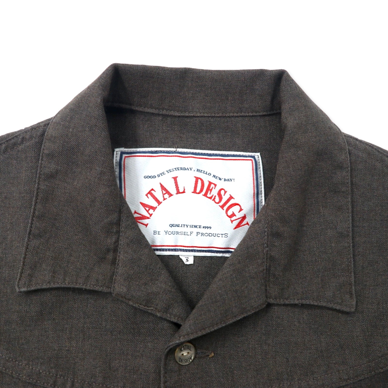 NATAL DESIGN Giacca Brian S Grigio Cotone Poliestere Taglio ampio BRIAN JACKET Fatto in Giappone