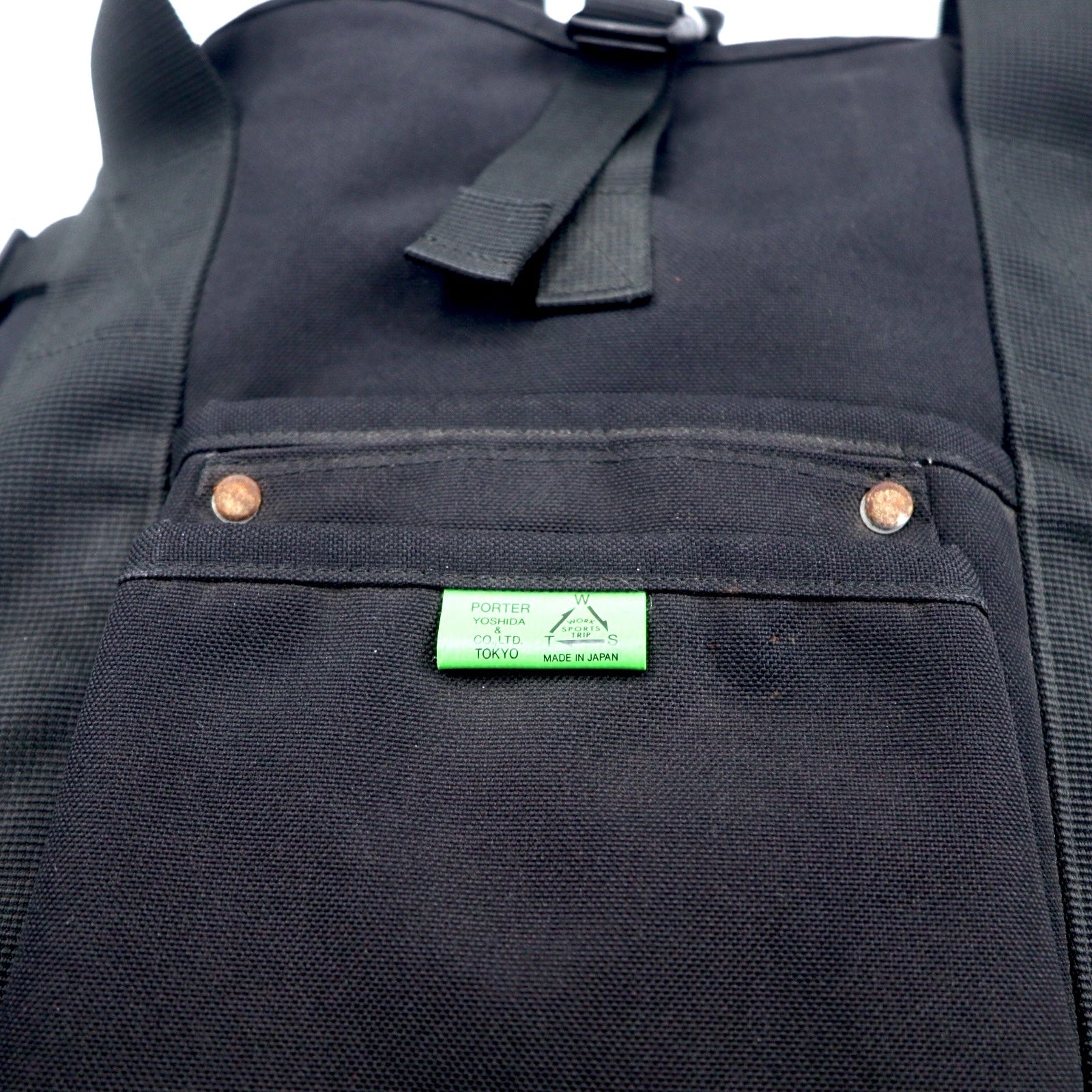 PORTER Union Zaino 2WAY Nero Tela UNION RUCKSACK 782-08699 Fatto in Giappone