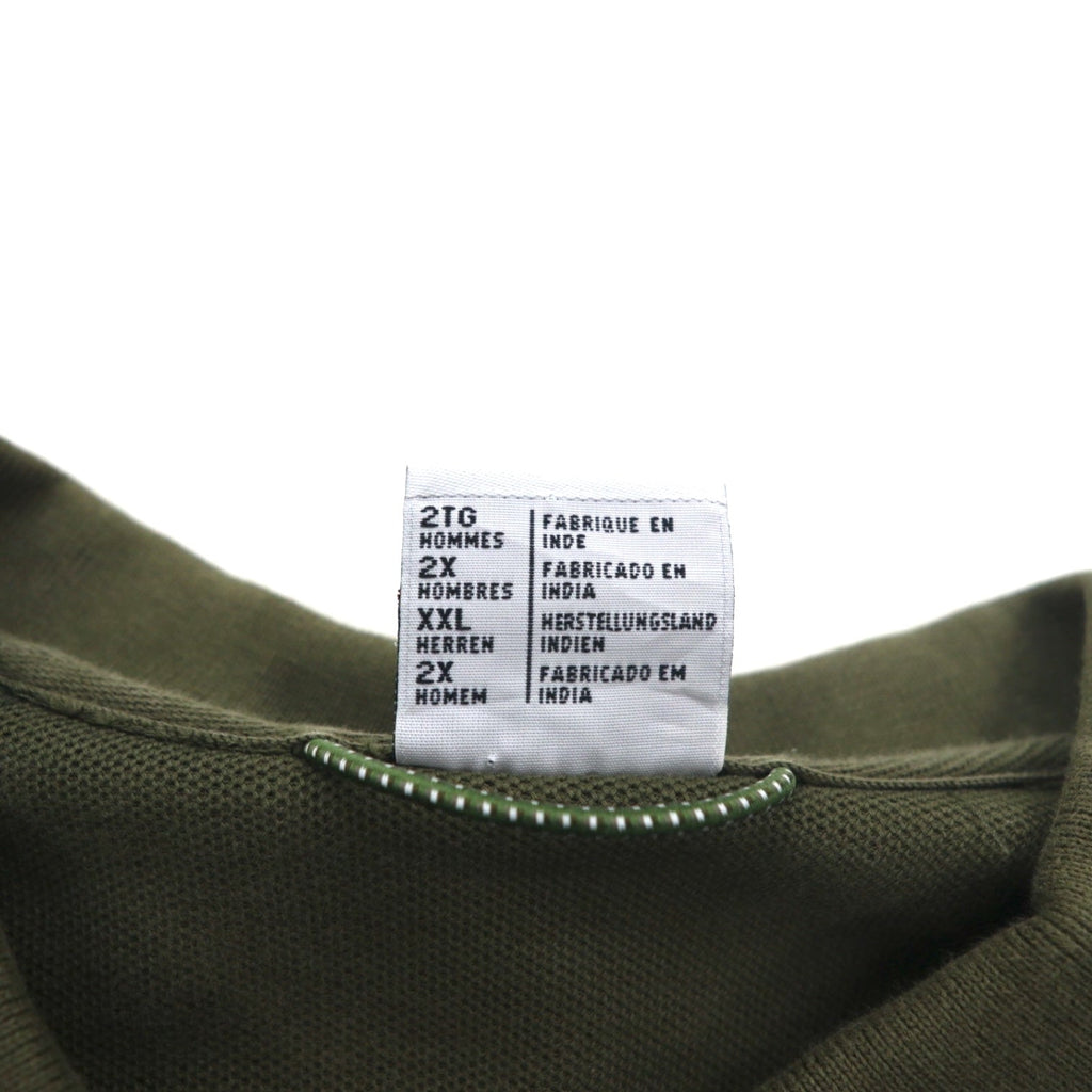 Columbia ポロシャツ 2XL ビッグサイズ カーキ コットン AM2249