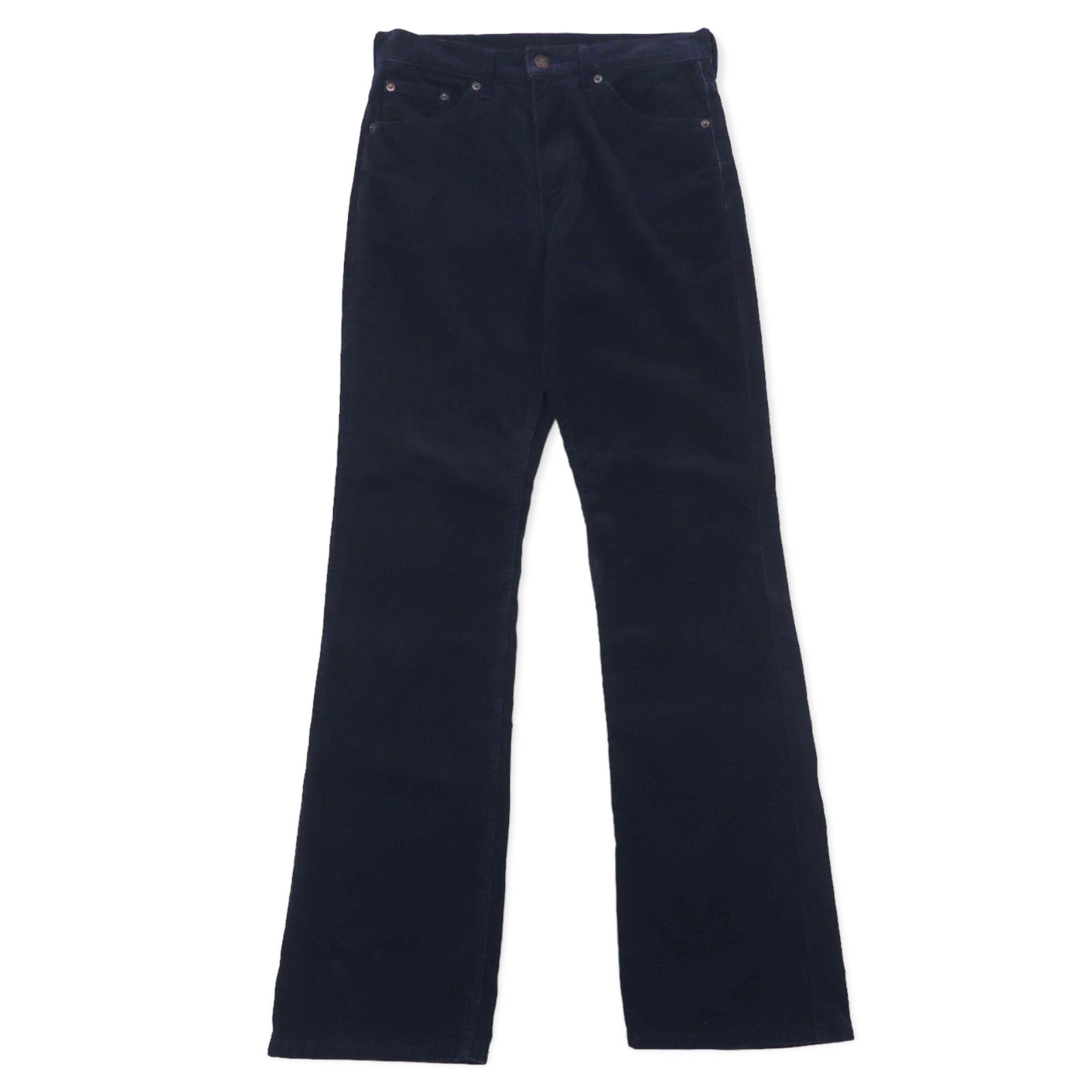 Levi's anni '90 517 bootcut pantaloni in velluto a coste 30 blu navy cotone etichetta bianca 517-15 Made in Japan