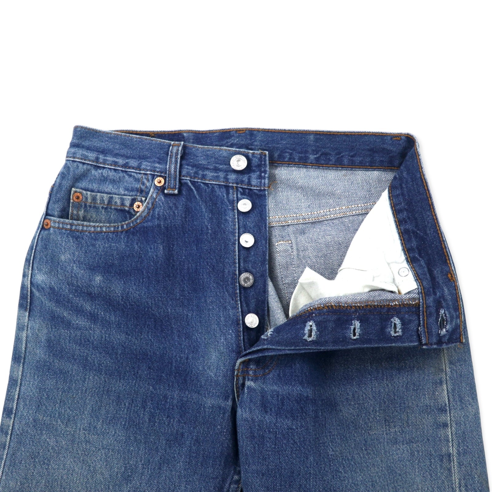 Levi's USA 501XX jeans 30 blue cotton button back 546 501-0000