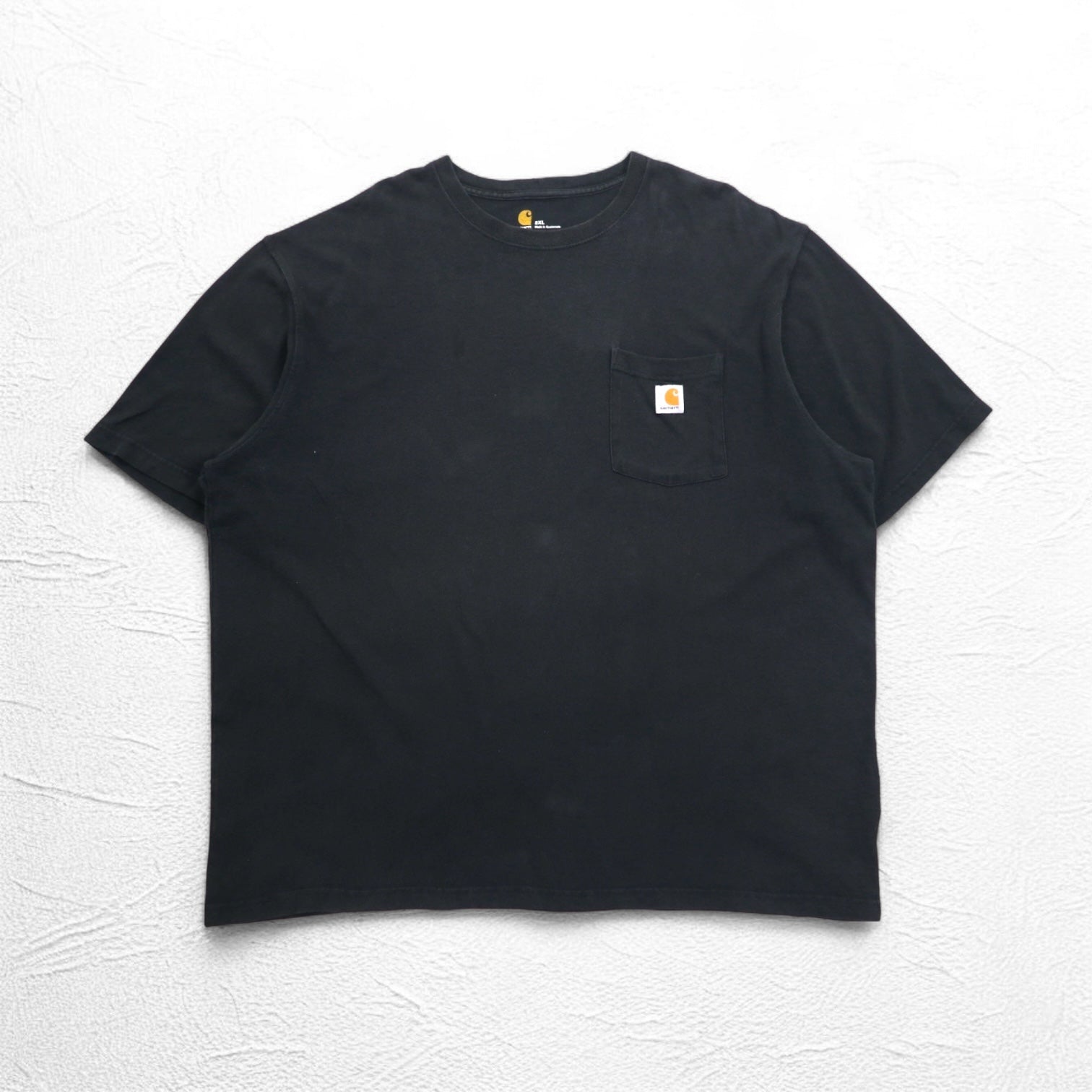 Carhartt T-shirt Original Fit con taschino, "PokeTee", taglia 2XL, nera, vestibilità ampia