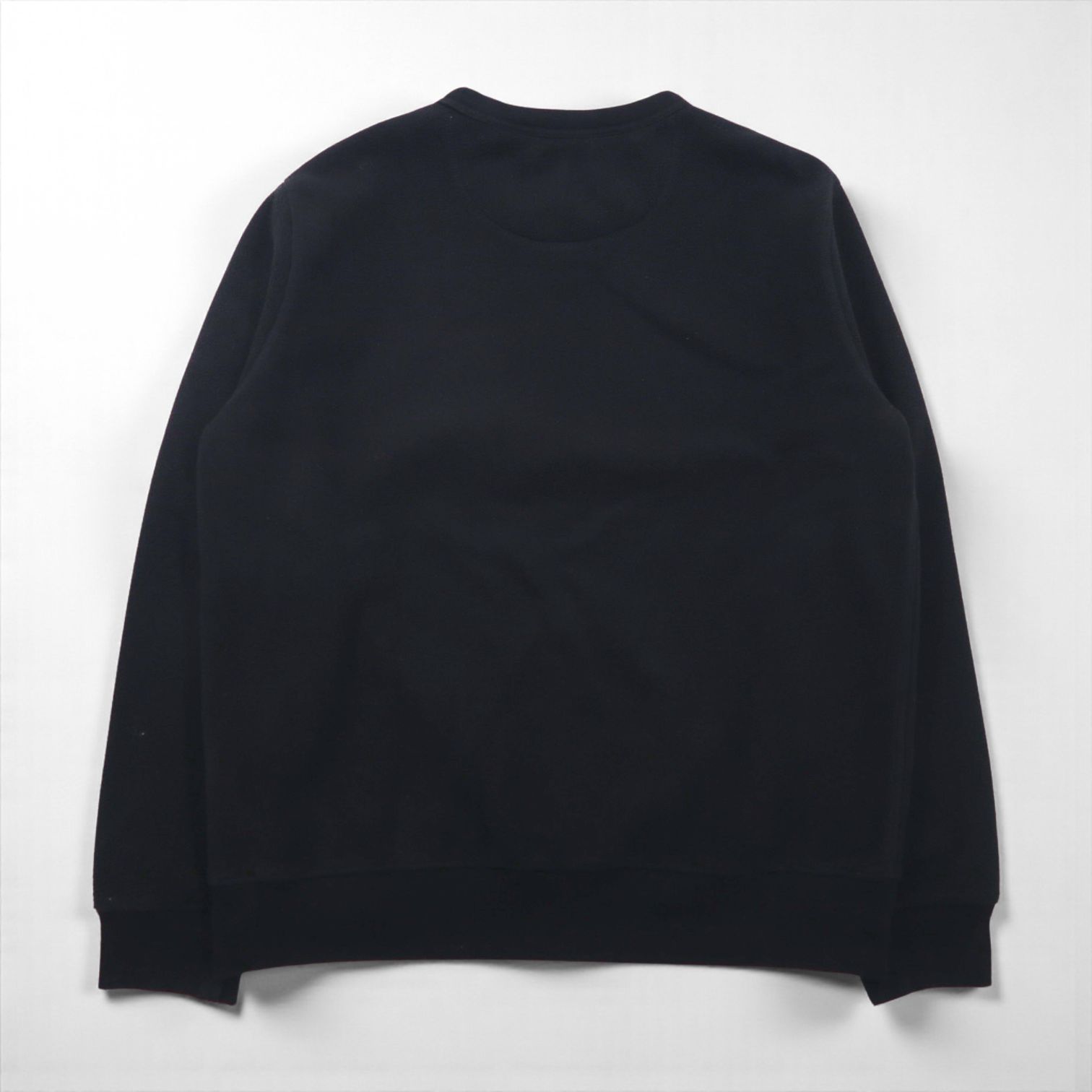 Polo Ralph Lauren 前V 起毛 スウェット トレーナー M ブラック フリース 肩ポケット スモールポニー刺繡