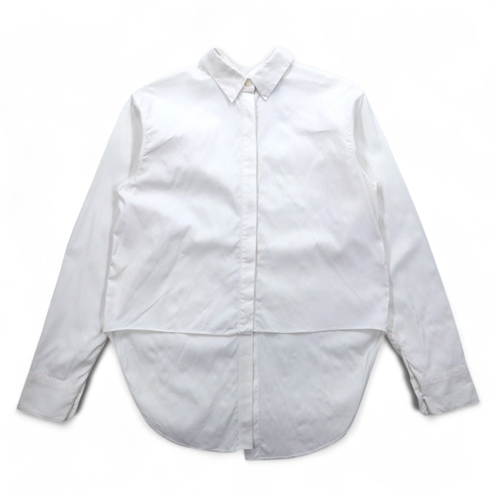rag & bone USA製 前後2WAY デザイン グランパシャツ S ホワイト コットン レイヤード
