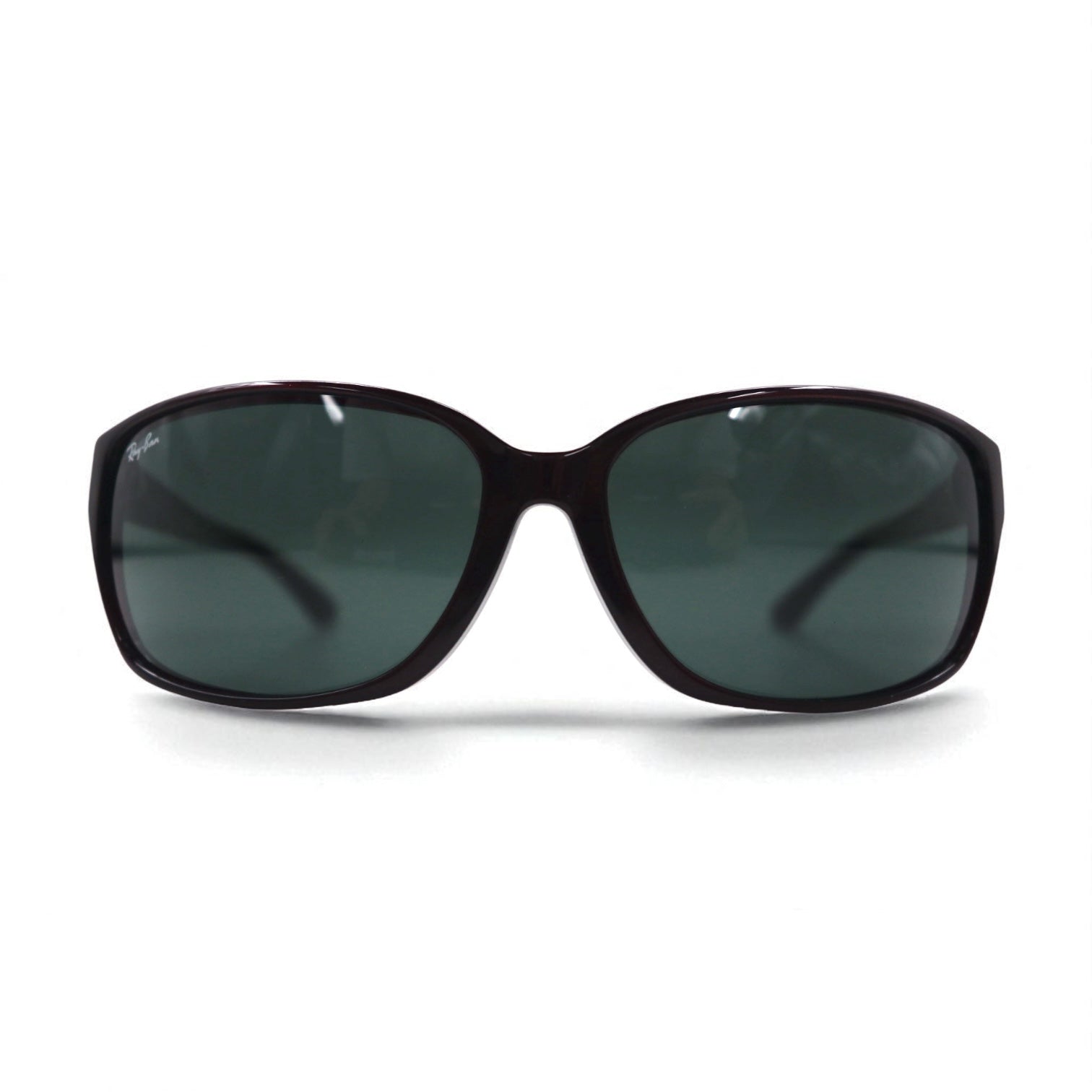 Ray-Ban Occhiali da Sole Quadrati con Montatura Grande Borgogna Plastica RB2161