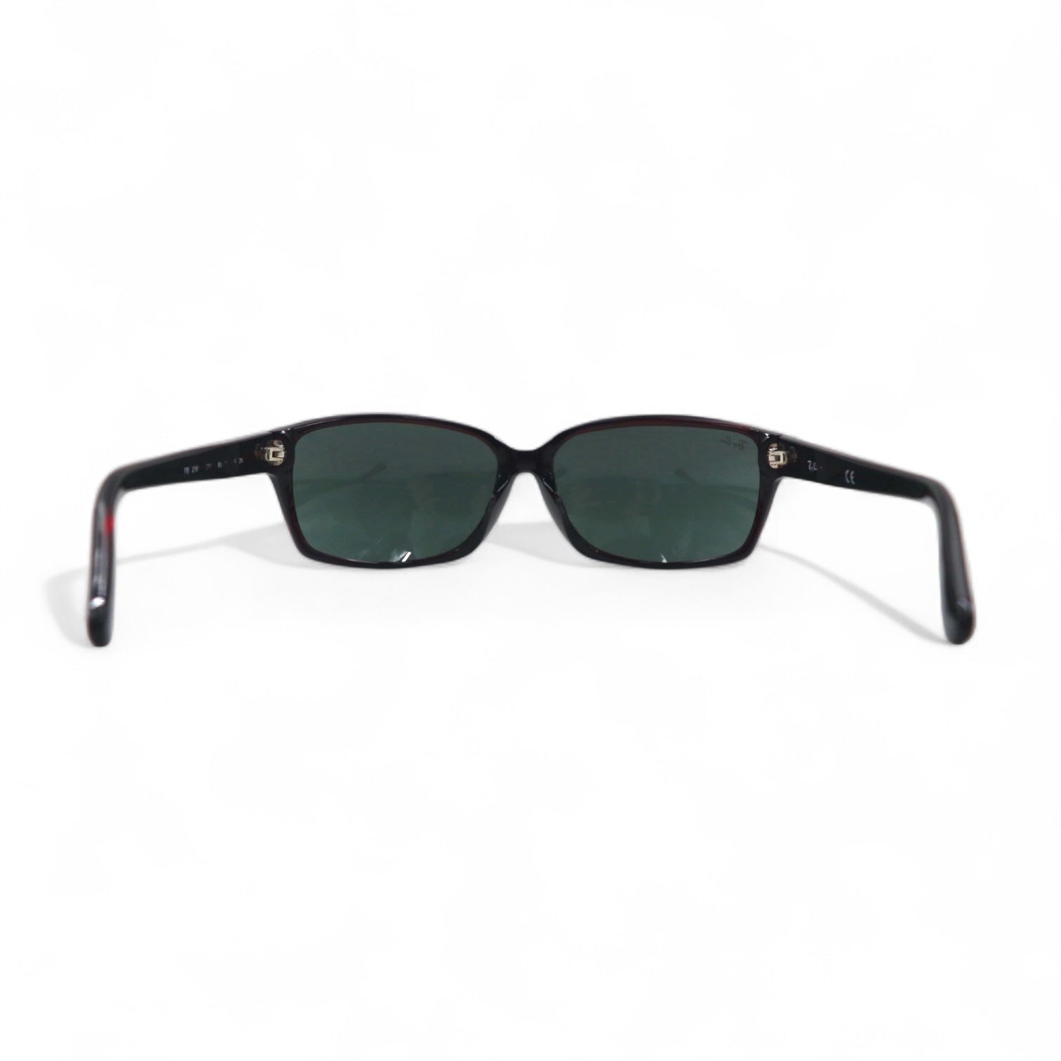 Ray-Ban Occhiali da Sole Quadrati con Montatura Grande Borgogna Plastica RB2161