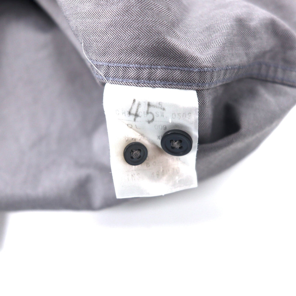 Camicia CK Calvin Klein a righe a spina di pesce XL grigia cotone