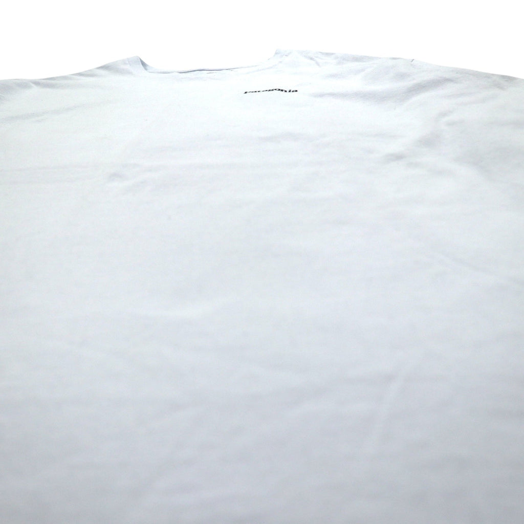 patagonia ロングスリーブ レスポンシビリティー Responsibill-Tee ロンT XXL ホワイト バックロゴプリント