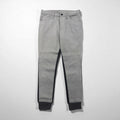 Y's ( Yohji Yamamoto ) 切替ジョガーパンツ デザイン スラックス S ウール 裾リブ ツートーン YP-P05-104 日本製