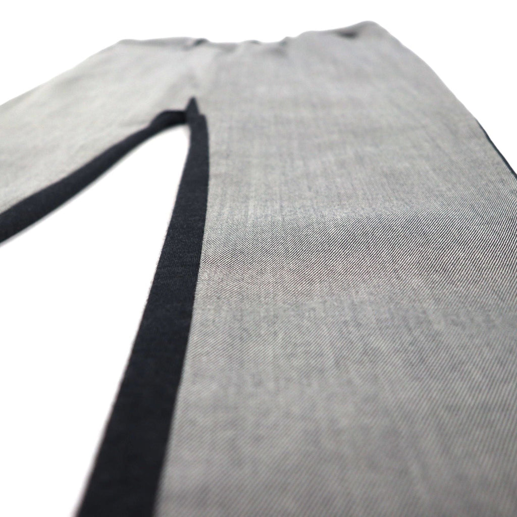 Y's ( Yohji Yamamoto ) 切替ジョガーパンツ デザイン スラックス S ウール 裾リブ ツートーン YP-P05-104 日本製