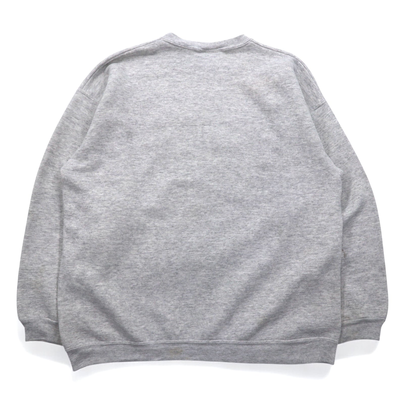 Hanes anni '90, made in USA, felpa stampata pesante, XL, grigio, cotone, 1992
