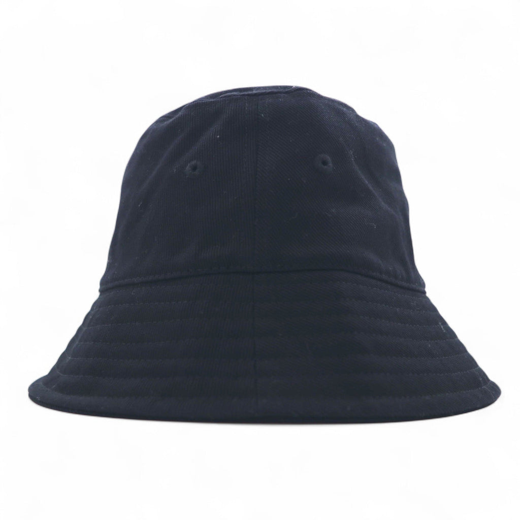 Stussy SSリンク シャネルロゴ刺繍 ディープ バケットハット S/M ブラック SS Link Deep Bucket Hat 1321185