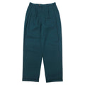 BOUTIQUE by Elegance S.A. Paris Made in West Germany Anni '80 Pantaloni ampi a due pinces 40 Lana Verde Vintage Europeo
