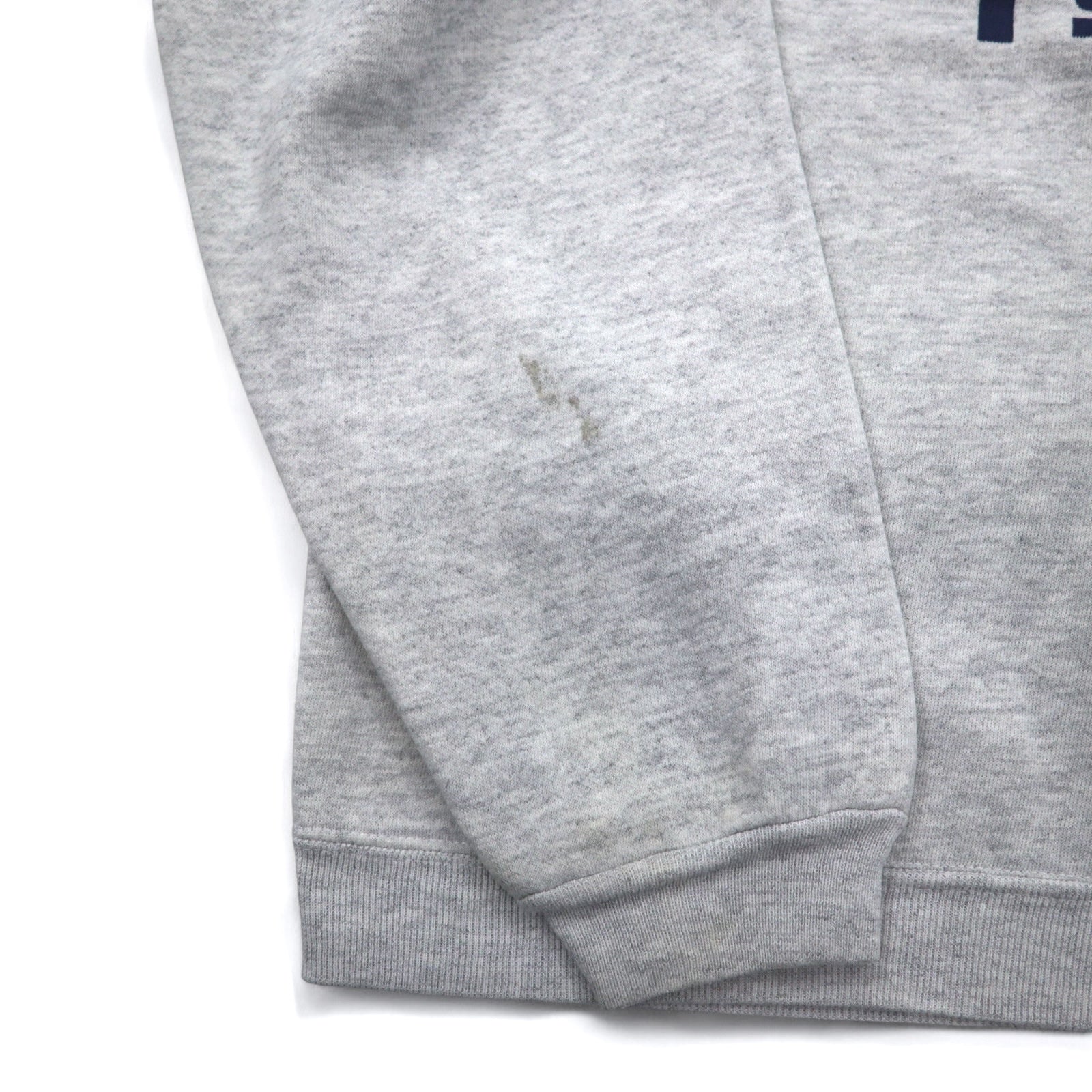 Hanes anni '90, made in USA, felpa stampata pesante, XL, grigio, cotone, 1992