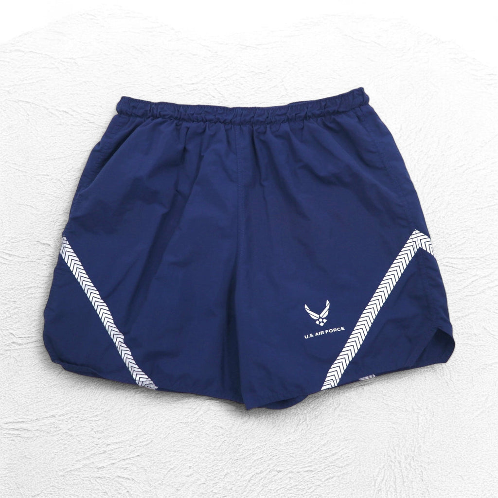 US AIR FORCE USAF Esercito americano pantaloncini da allenamento anni 2000 XL blu navy militare 8414-01-518-4760 UNICOR WASECA MN