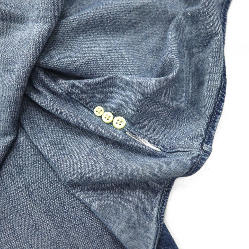 Ralph Lauren デニム ボタンダウン シャツ 2XL CLASSIC FIT インディゴ スモールポニー刺繡