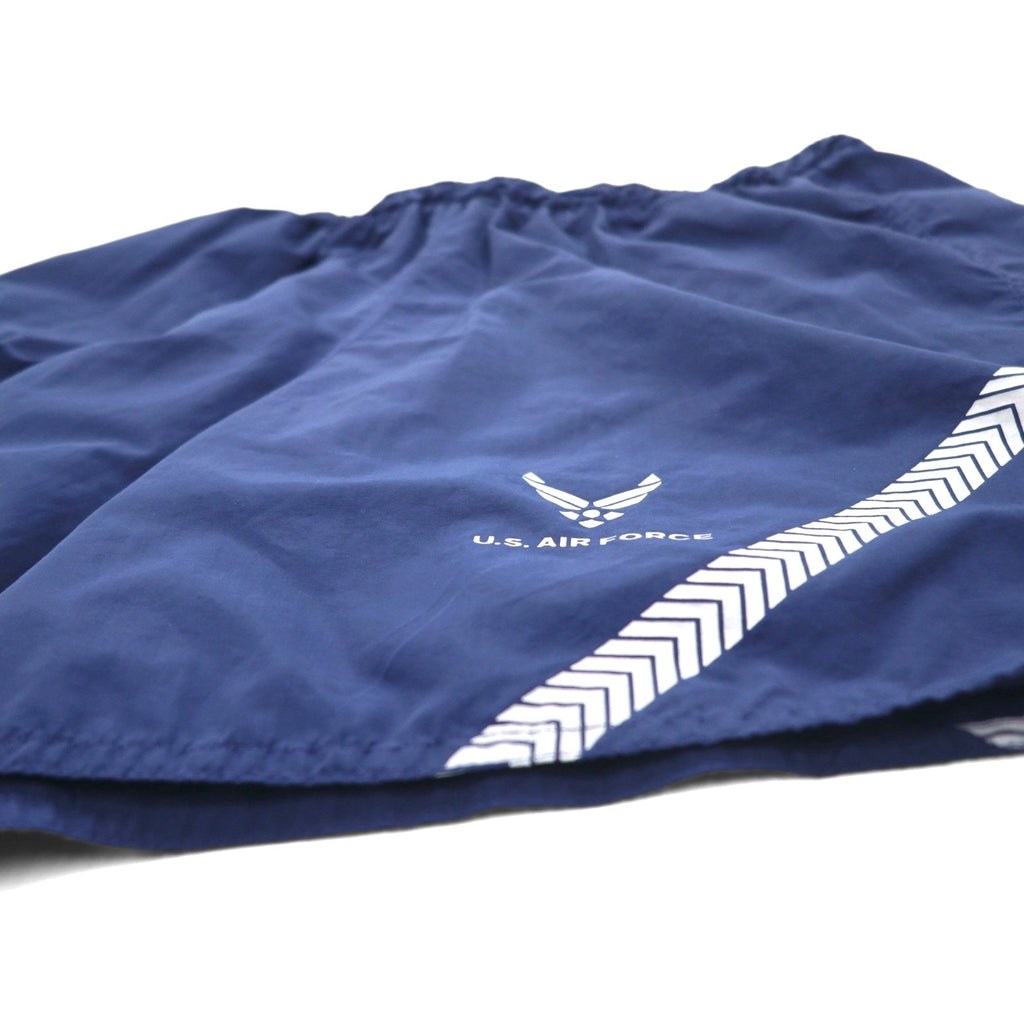 US AIR FORCE USAF Esercito americano pantaloncini da allenamento anni 2000 XL blu navy militare 8414-01-518-4760 UNICOR WASECA MN