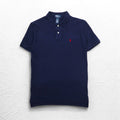 Polo by Ralph Lauren anni '90 Polo L blu navy cotone piqué piccolo ricamo pony