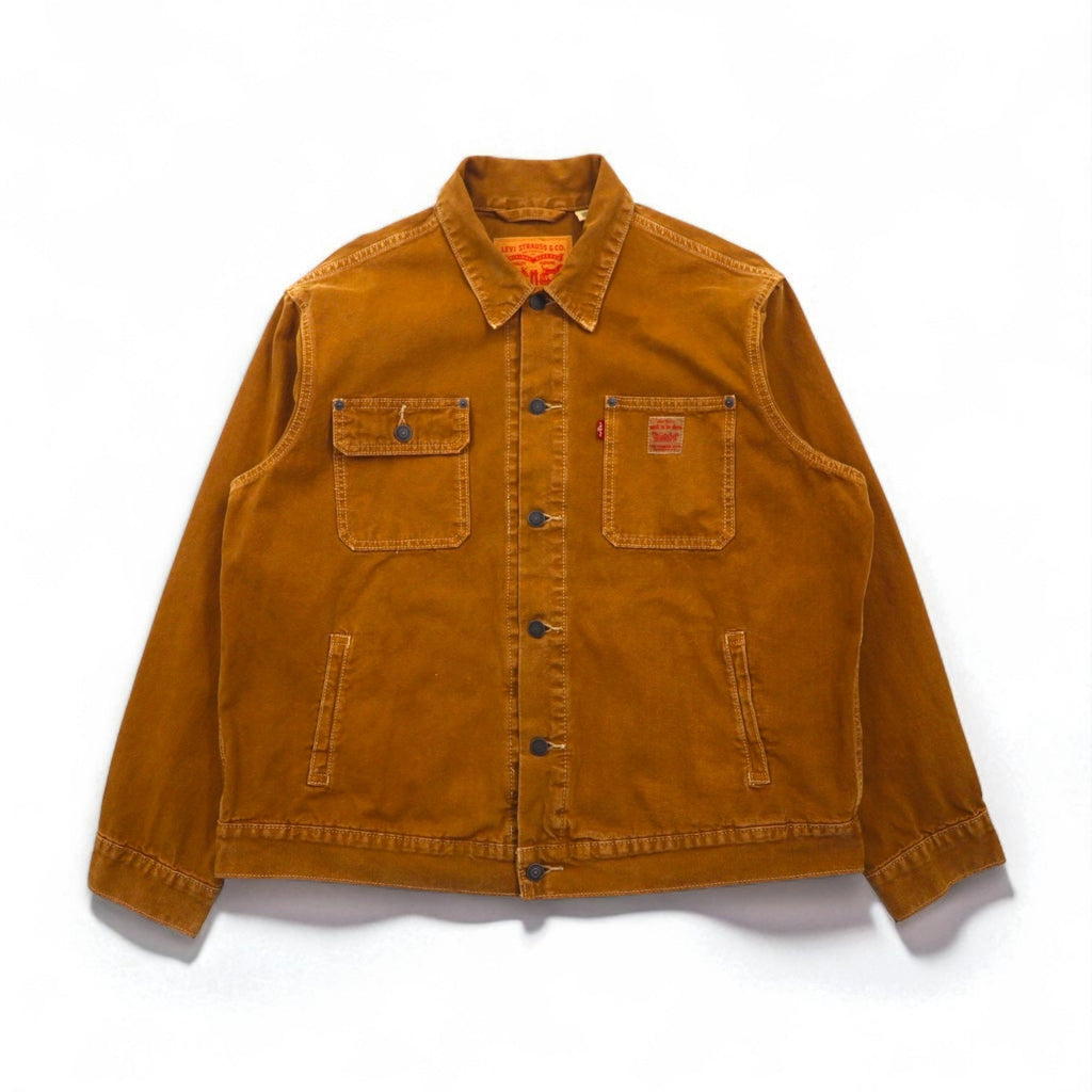 Giacca da lavoro Levi's in tela di anatra Trucker Jacket Sunrise Trucker Jacket L Marrone A4820-0004