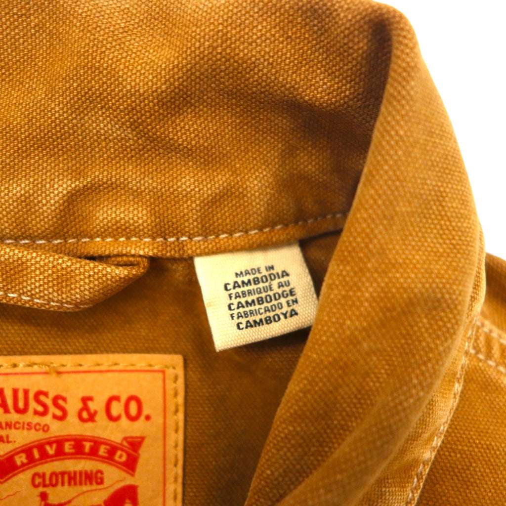 Giacca da lavoro Levi's in tela di anatra Trucker Jacket Sunrise Trucker Jacket L Marrone A4820-0004