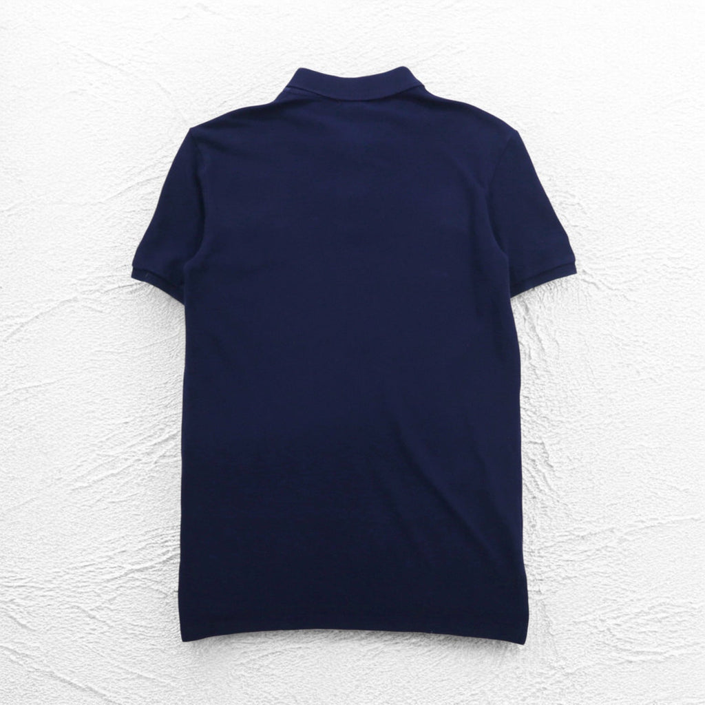 Polo by Ralph Lauren anni '90 Polo L blu navy cotone piqué piccolo ricamo pony