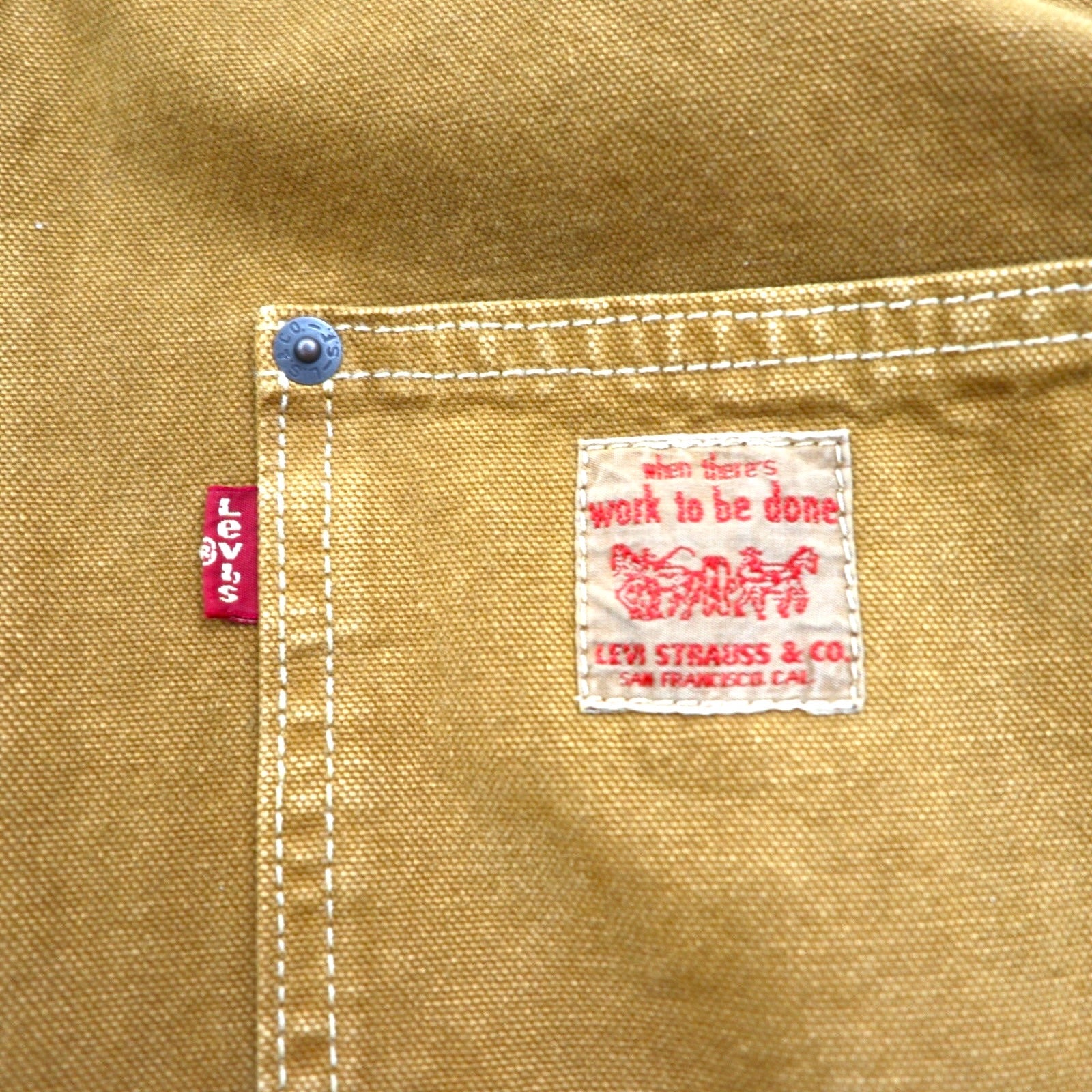 Giacca da lavoro Levi's in tela di anatra Trucker Jacket Sunrise Trucker Jacket L Marrone A4820-0004